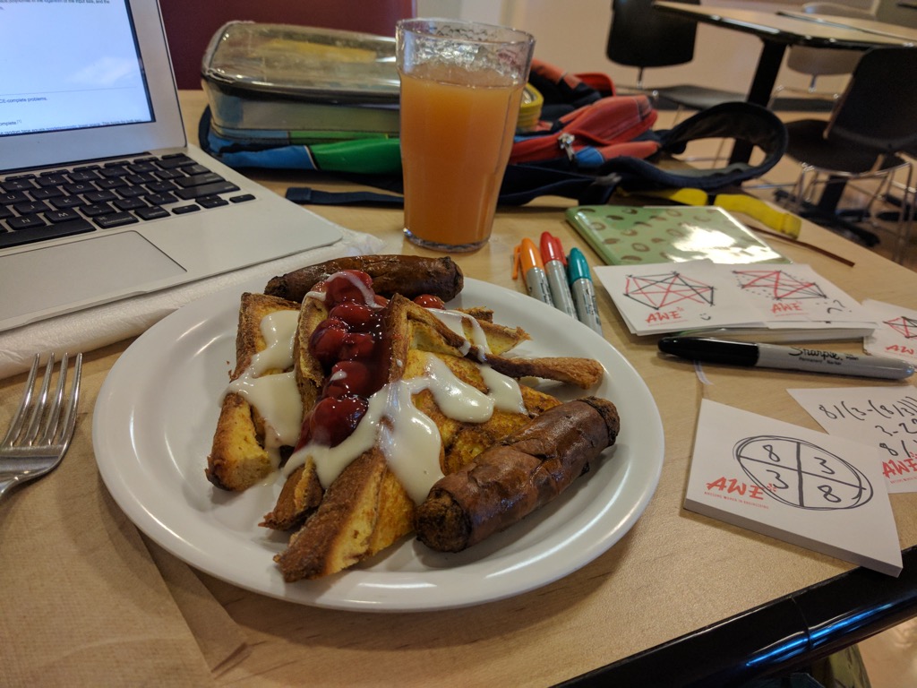 French Toast with Cherries & Cream