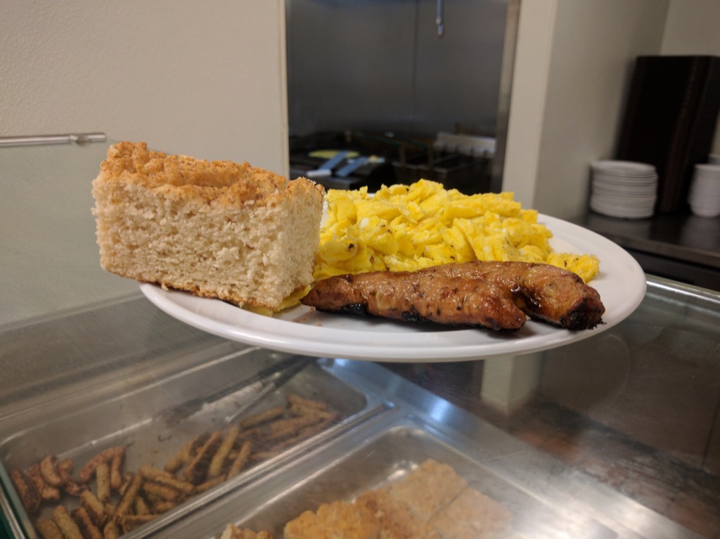 Eggs, Sausage & Churro Biscuit